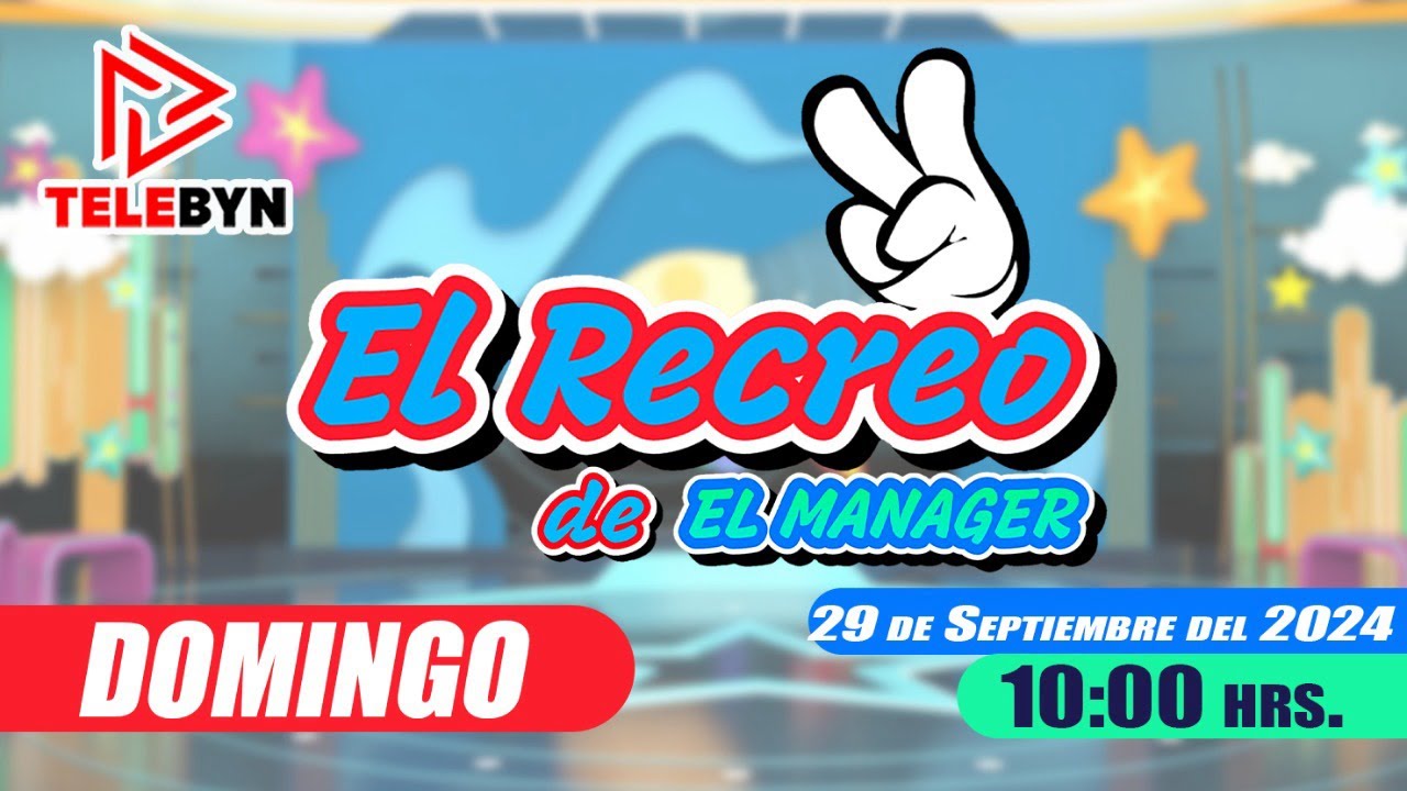El Recreo de “El Manager” Domingo 29 de Septiembre de 2024, 10:00 hrs