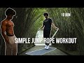 10 minute jump rope hiit workout beginner