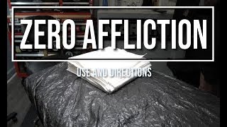 Zero Affliction Tattoo numbing Spray Directions and Use
