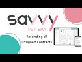 Resending any unsigned contracts  savvy pet spa  2024