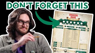 Dragonbane Character Creation