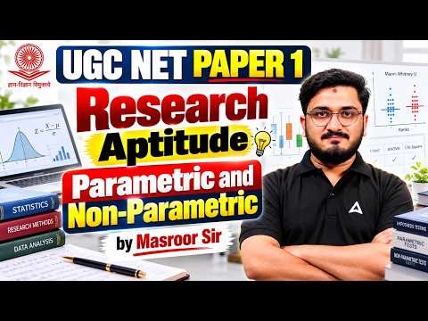UGC NET Paper 1 | UGC NET Paper 1 Research Aptitude Parametric And No Parametric By Masroor Sir
