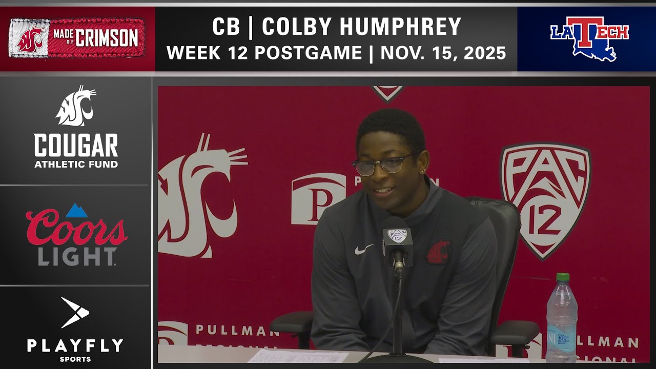 WSU Football: "All 11 Hats to the Ball" | Colby Humphrey Louisiana Tech Postgame | 11/15/25