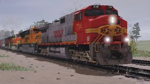 Trainz Simulator 3 BNSF MANIFEST WITH BNSF FAKEBONNET DASH 9 LEADER