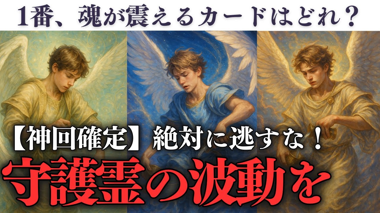 【タロット占い👼守護霊からの緊急メッセージ】覚悟を決めたあなたに。今、伝えたいこととは？