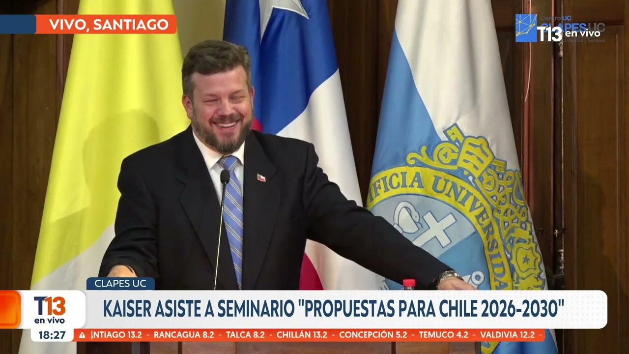 Así fue la participación de Johannes Kaiser en seminario "Propuestas para Chile 2026-2030"
