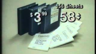 1980 Woolworth Dept Store Commercial "Back to School"