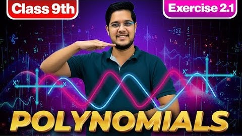 Class 9 Maths, Ex 2.1, Q1 to Q5 || Chapter 2 Polynomials || NCERT || CBSE