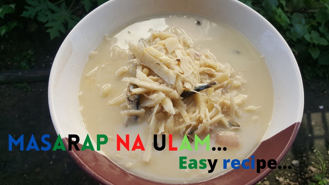 Gata Dabung (bamboo shoot) easy recipe YouTube