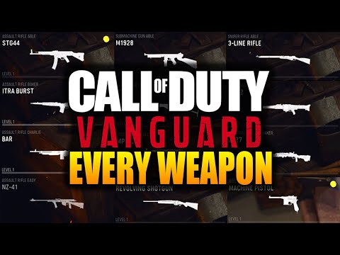 Every Weapon In Call of Duty Vanguard (All Guns Gameplay)