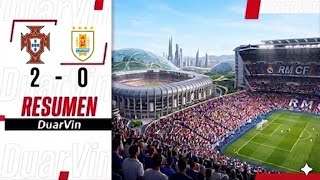 ¡LIQUIDADO EN LA CANCHA! 🇵🇹❌ Uruguay cae ante la efectividad de Portugal (2-0)