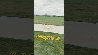 Kwik Fly MK3 1.6m takeoff 🤩✅ #rcplane #aviation #yellow #hobby #flying #maidenflight #nostalgia