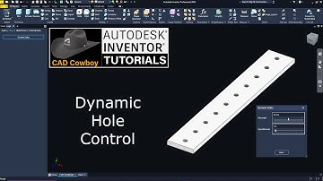 Autodesk Inventor - Dynamic Hole Control