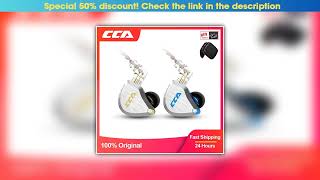 Best Seller CCA C12 5BA+1DD Hybrid Hanging In Ear Headset 12 Drivers Unit HIFI DJ Monitor Earphone•
