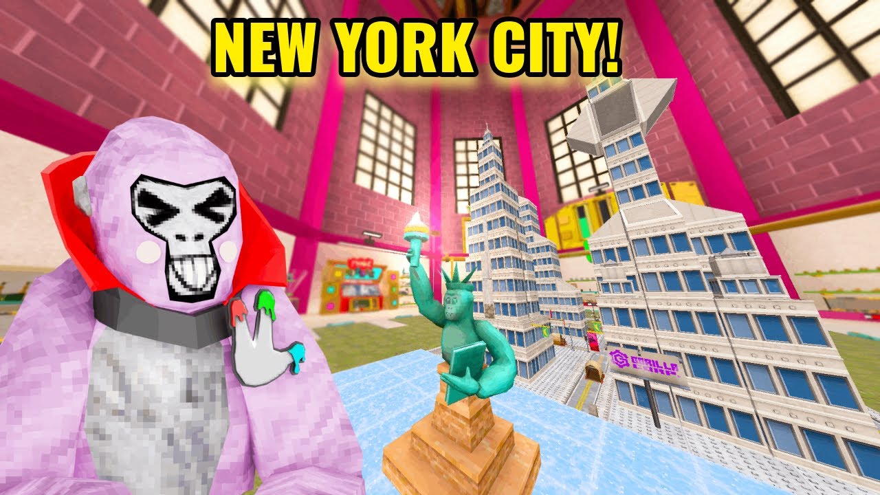 Я создал НЬЮ-ЙОРК в Monke Blocks!