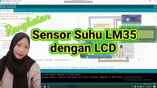 Rangkaian Sensor Suhu LM35 dengan LCD Menggunakan Arduino
