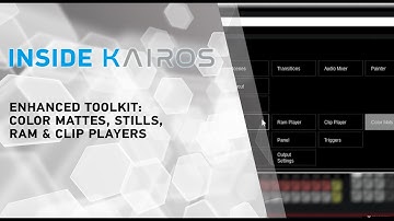 How to use an enhanced toolkit with KAIROS | Panasonic Broadcast & ProAV