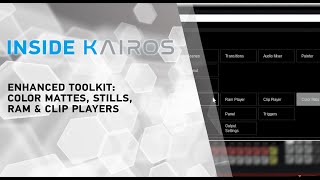 How to use an enhanced toolkit with KAIROS | Panasonic Broadcast & ProAV