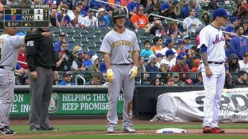 PIT@NYM: Jaso bloops an RBI double to left field