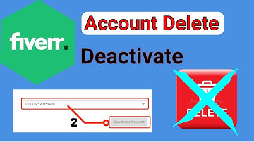 Fiverr Account Delete / Deactivate। ফাইভার অ্যাকাউন্ট  ডিলেট । Fiverr । Fiverr delete।Fiverr account