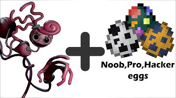 Mommy Long Legs + noob pro hacker Eggs = ???  Animations #55 || Poppy Playtime Chapter 3 Animation
