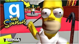 THE SIMPSONS DEATH RUN! (Garry's Mod Death Run)