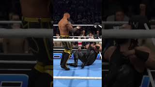 Tman gives Jacob Fatu a boxing combo WWE2k26