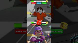 Roblox - MUSCLE POLICE VS PRISONERS PRISON VS POLICE VS 8-BIT BOSSES PRISON JUMPSCARE #roblox