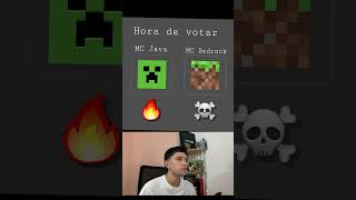 Hora de votar MC java vs MC bedrock #minecraft