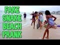 FAKE SNAKE BEACH PRANK!