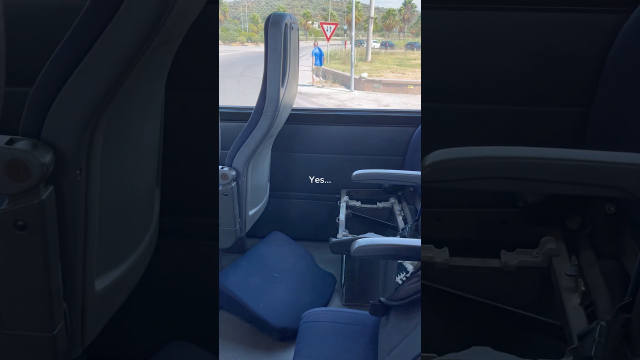 Taking a bus in Albania…