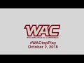 WAC Top Plays - October 2, 2018