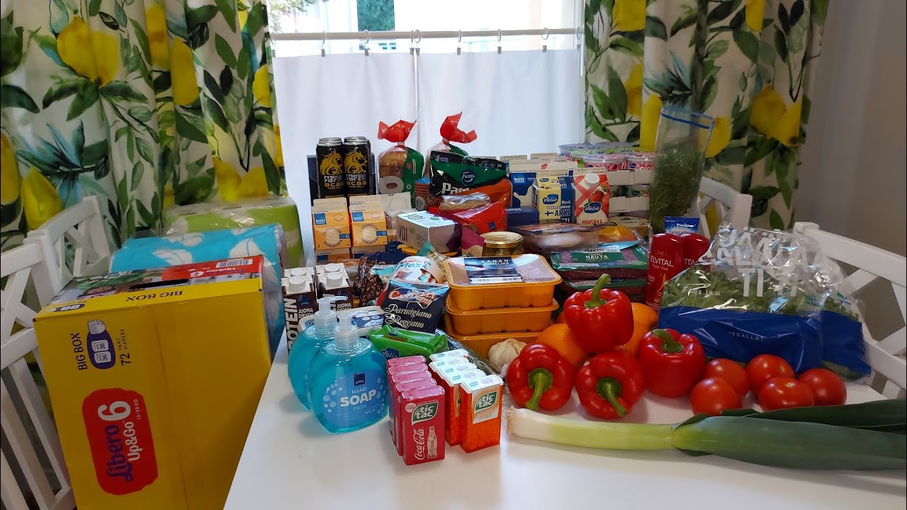 RUOKAOSTOSTEN ESITTELY🍫🍌🍊🍅