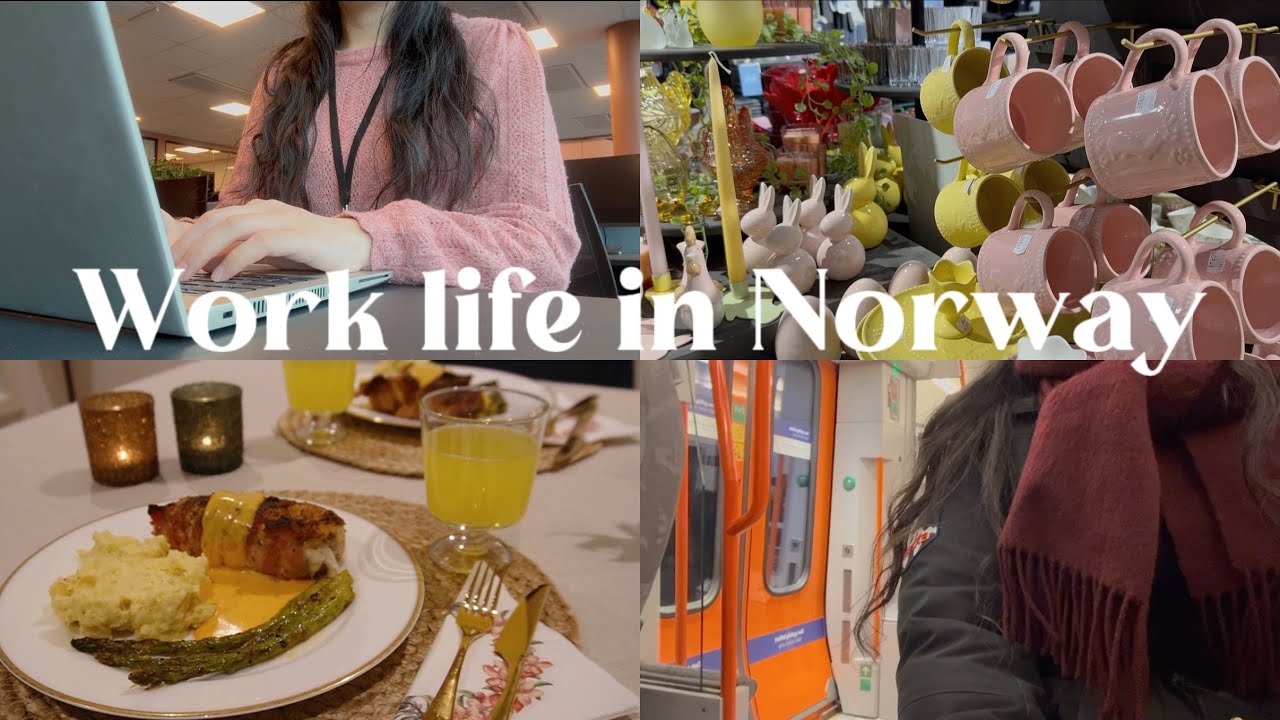 Realistic Life as a 9-5 Office Worker in Norway 👩🏻💻| Work-Life Balance ...