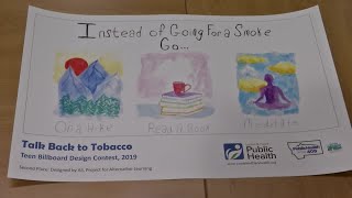 Lewis u0026 Clark Public Health honors students for artwork on dangers of tobacco