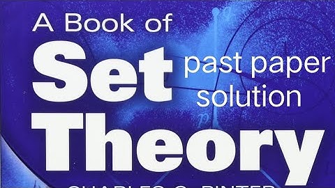 Advance set theory|BS maths 7th semester GCUF affiliated | past paper solution