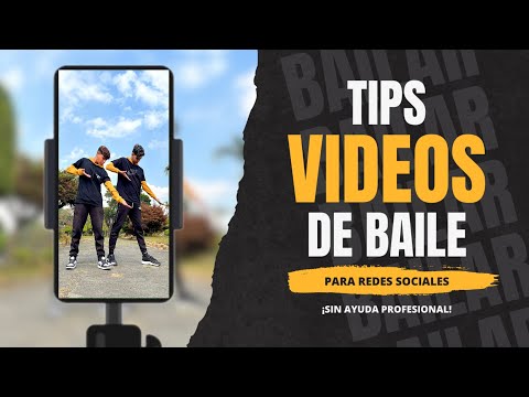 ✅TIPS para grabar VIDEOS DE BAILE para redes sociales🕺💬| Sin ayuda, para principiantes📱🎥
