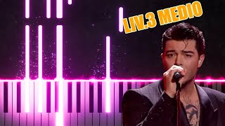 UN RAGAZZO E UNA RAGAZZA PIANO TUTORIAL + SPARTITO GRATIS LIV 3 MEDIO THE KOLORS COVER SANREMO 2024