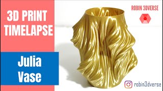 3D Printed Julia Vase 🔥 🏺 || 3D Printing Timelapse