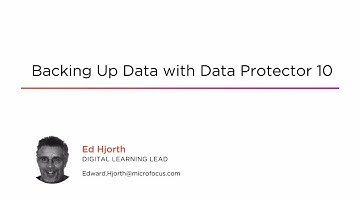 Course Preview: Backing up Data with Data Protector 10