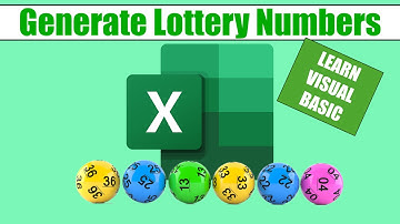 Master Excel for Lottery Number Generation