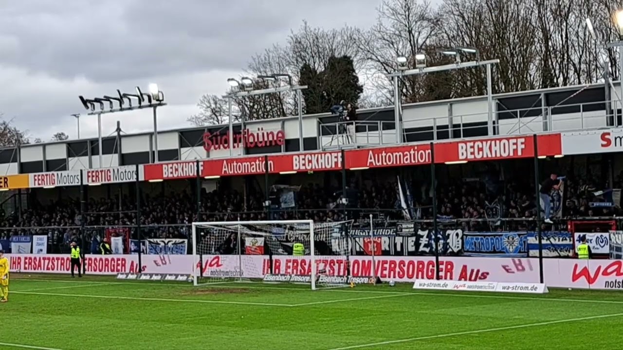 MSV Duisburg Fans beim SC Verl (10.02.2024)