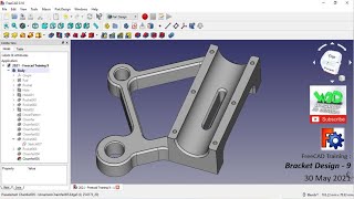 FreeCAD Training - Bracket Design 9