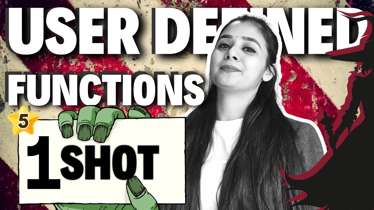 Day 05 - User Defined Functions in Python | Class 12 Computer Science 