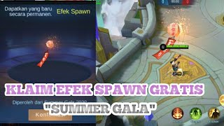 Klaim efek SPAWN gratis summer gala _ Mobile Legend