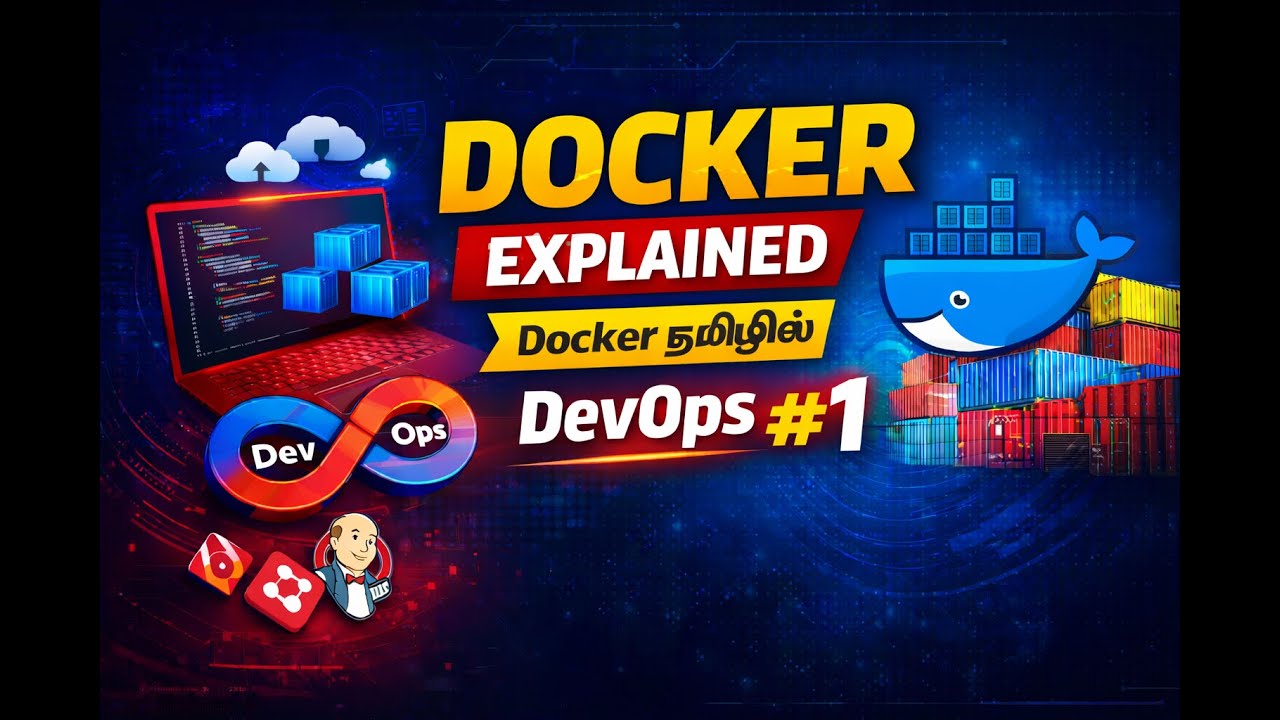 Docker Explained in Tamil | DevOps for Beginners | Docker Tutorial 