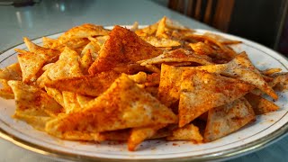 Tasty Triangle Chips - Homemade Nachos Snacks - नमकन Ujjwalas Cooking Recipes