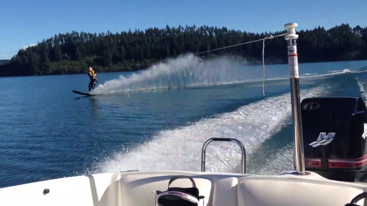 water skiing lake YouTube