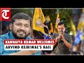 Befitting reply to those who want dictatorship kanhaiya kumar on interim bail to cm kejriwal