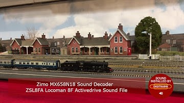 Farish N Gauge 8F Sound fitted loco by Digitrains LTD Lincoln